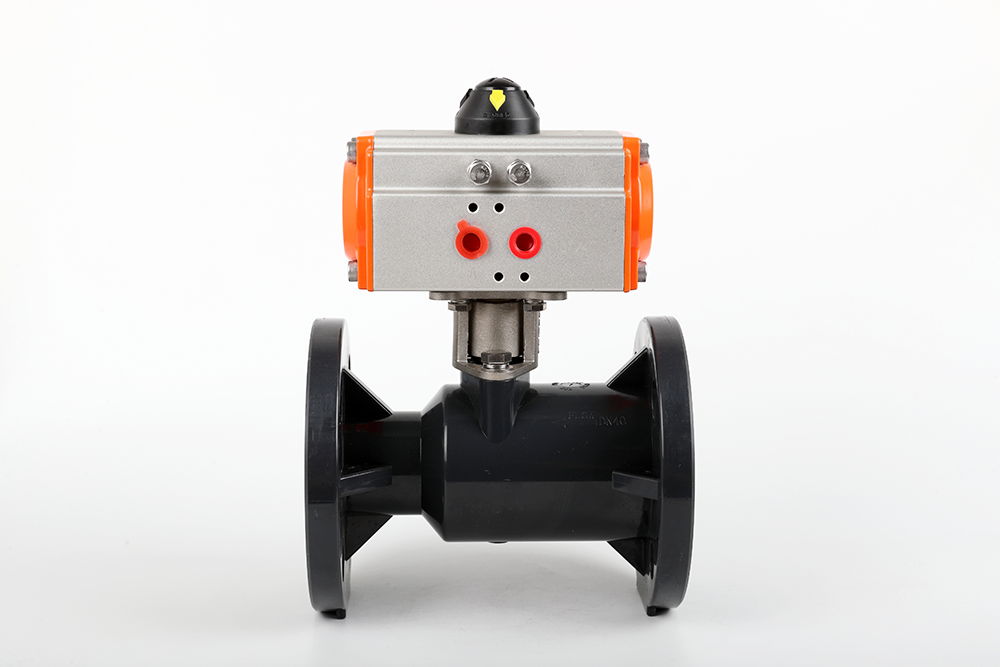 桦甸气动法兰一体球阀